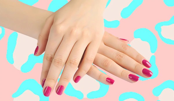 1. "Light pink nail polish for youthful hands" - wide 7